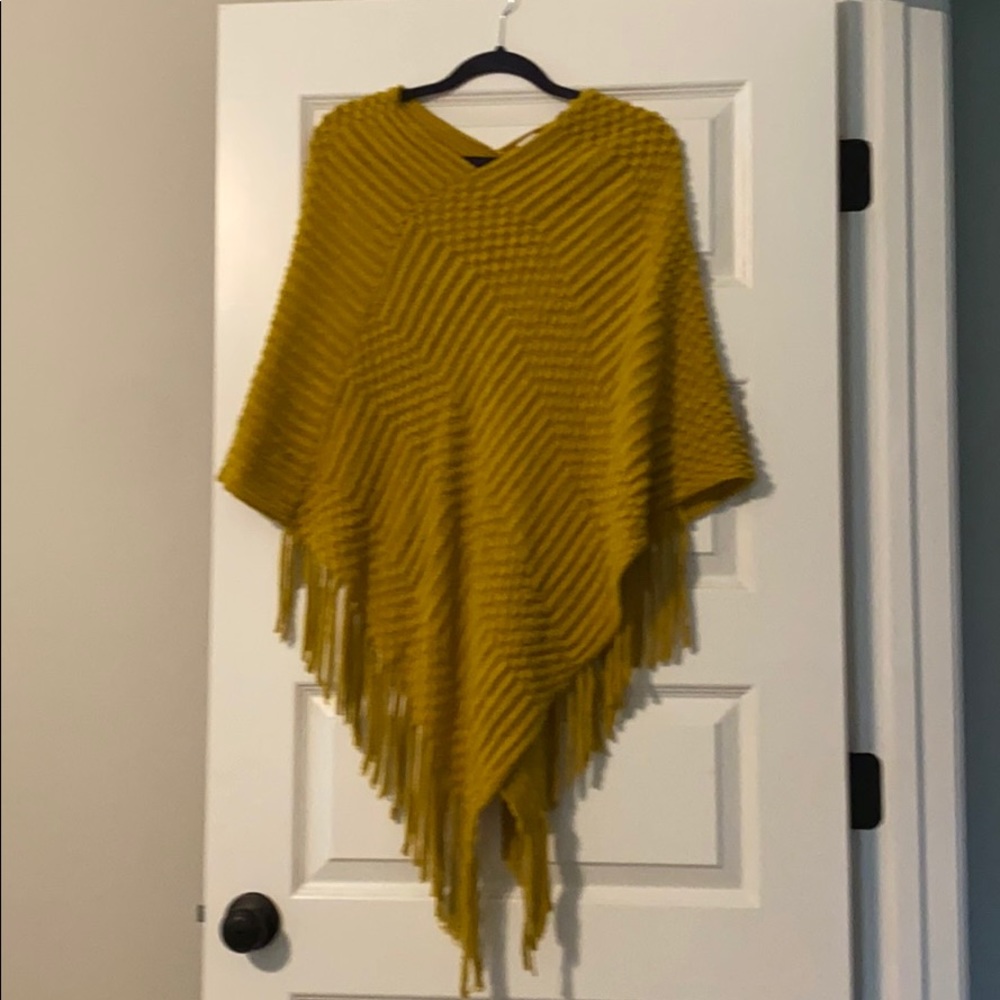 Sweater poncho